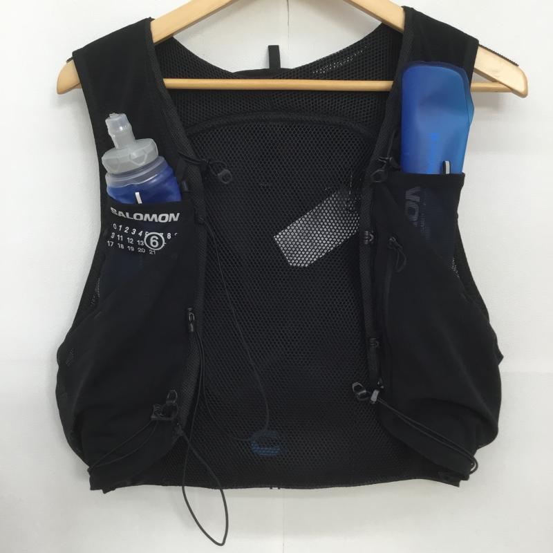 メゾン マルジェラ Maison Margiela ベスト ベスト SALOMON サロモン L ロゴ、文字 黒 / ブラック / メンズ USED 古着 中古 10107617