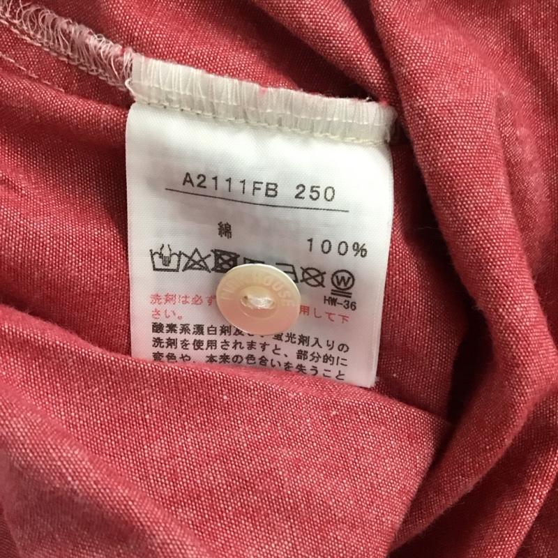 ピンクハウス PINK HOUSE シャツ、ブラウス 長袖 A2111FB ロゴ、文字 赤 / レッド / レディース USED 古着 中古 10138618