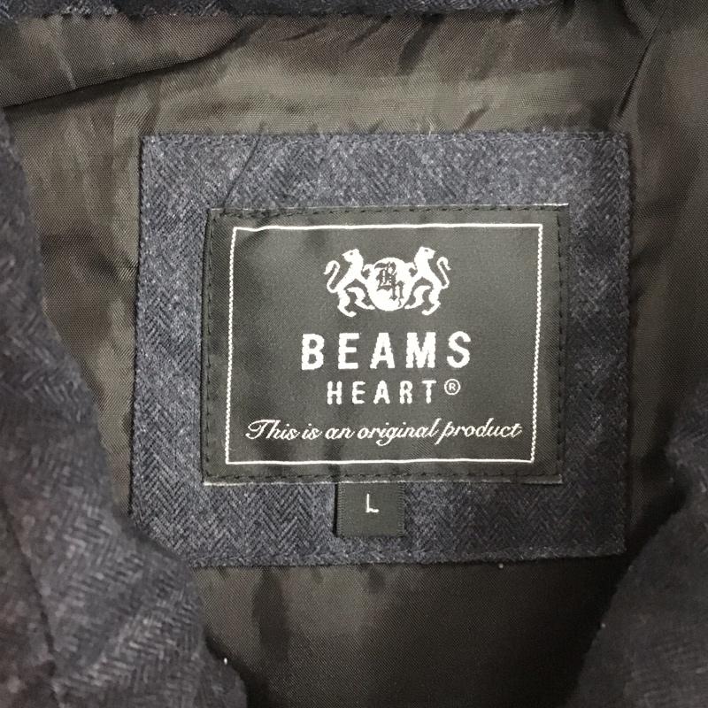 ビームス ハート BEAMS HEART ベスト ベスト ジップアップベスト ダウンベスト ノースリーブカットソー L 無地 マルチカラー / マルチカラー / メンズ USED 古着 中古 10116271