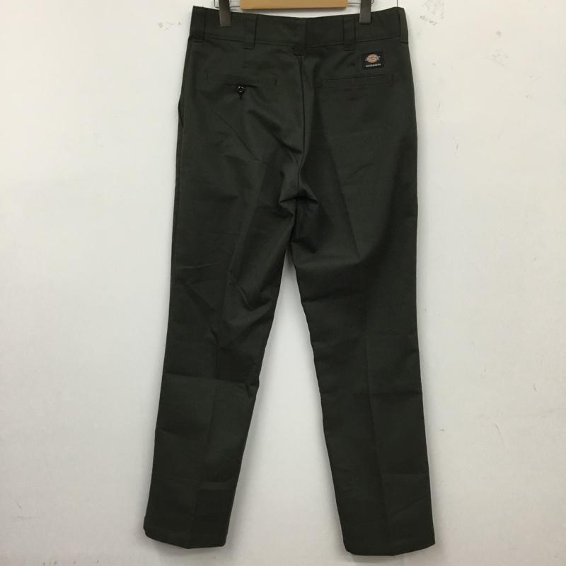 ディッキーズ Dickies パンツ ワークパンツ、ペインターパンツ ワークパンツ スリムパンツ カジュアルパンツ 32インチ ロゴ、文字 カーキ / カーキ /  メンズ USED 古着 中古 10121984