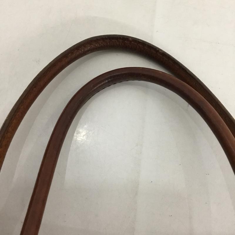 ゲンテン genten ハンドバッグ ハンドバッグ レザー 無地 茶 / ブラウン / レディース USED 古着 中古 10129110