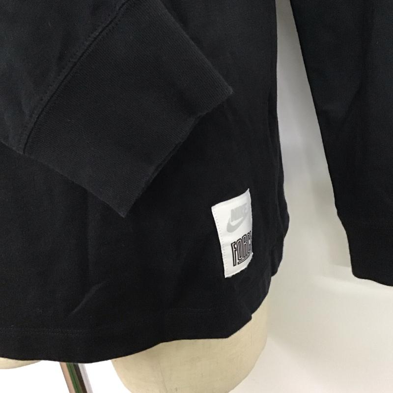 ナイキ NIKE カットソー 長袖 fn0802-010 長袖カットソー クルーネックカットソー スポーツウェア L ロゴ、文字 黒 / ブラック / メンズ USED 古着 中古 10115944