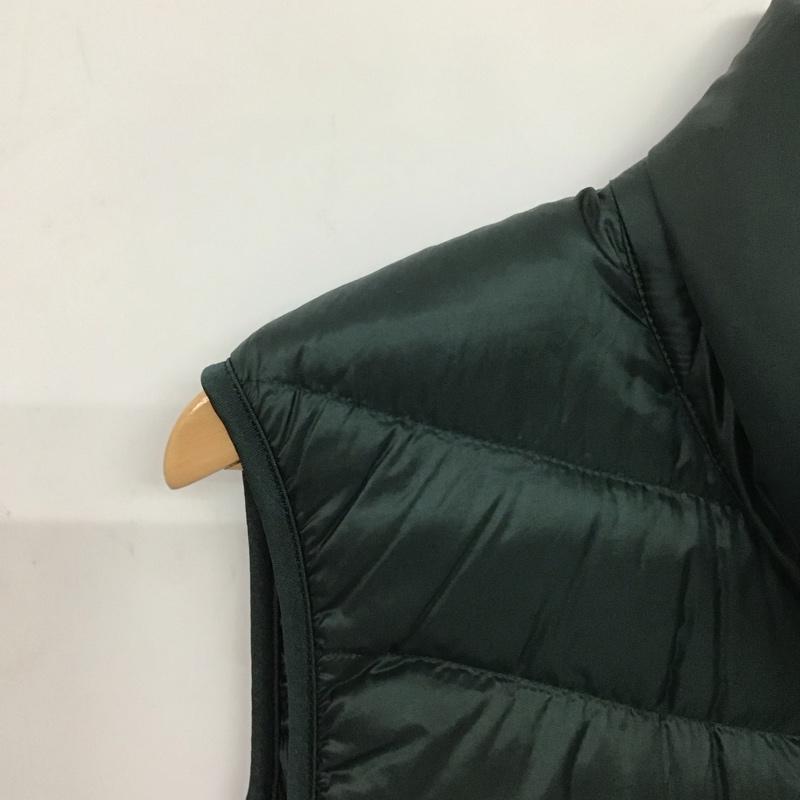 ユニクロ UNIQLO ベスト ベスト 211-127500 ウルトラライトダウンベスト ジップアップダウンベスト アウター XL 無地 緑 / グリーン / メンズ USED 古着 中古 10139744