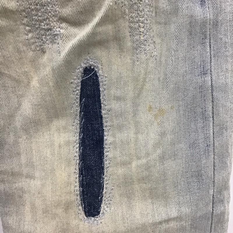 ディーゼル DIESEL パンツ デニム、ジーンズ 27インチ ダメージ加工 青 / ブルー /  メンズ USED 古着 中古 10121323