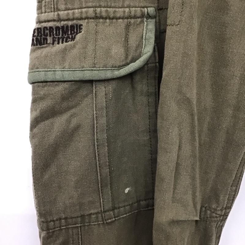アバクロンビーアンドフィッチ ABERCROMBIE&FITCH パンツ ワークパンツ、ペインターパンツ ワークパンツ カーゴパンツ ワイドパンツ M 無地 カーキ / カーキ / メンズ USED 古着 中古 10130690