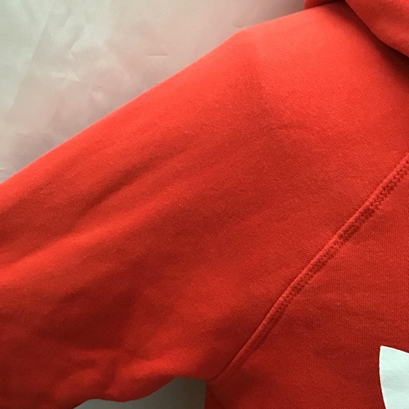 アディダスオリジナルス adidas originals パーカー 長袖 ay6473 長袖パーカー スウェット スポーツウェア ロゴ、文字 赤 / レッド / メンズ USED 古着 中古 10113592
