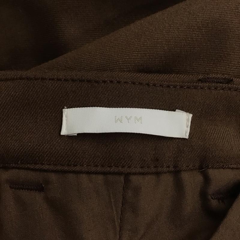 ウィム バイ リドム WYM LIDNM パンツ スラックス PT480 S 無地 茶 / ブラウン / メンズ USED 古着 中古 10128155