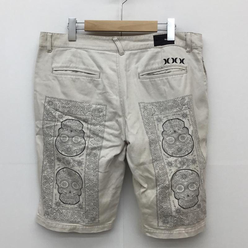 ハーレー Hurley パンツ ショートパンツ 34 ペイズリー アイボリー / アイボリー / X 黒 / ブラック / メンズ USED 古着 中古 10134499