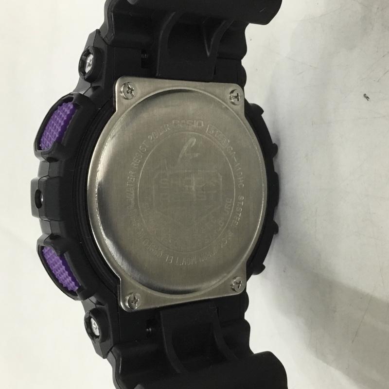 ジーショック G-SHOCK 腕時計 アナログ(クォーツ式) GA-110HC Hyper Colors ロゴ、文字 黒 / ブラック / メンズ USED 古着 中古 10136355