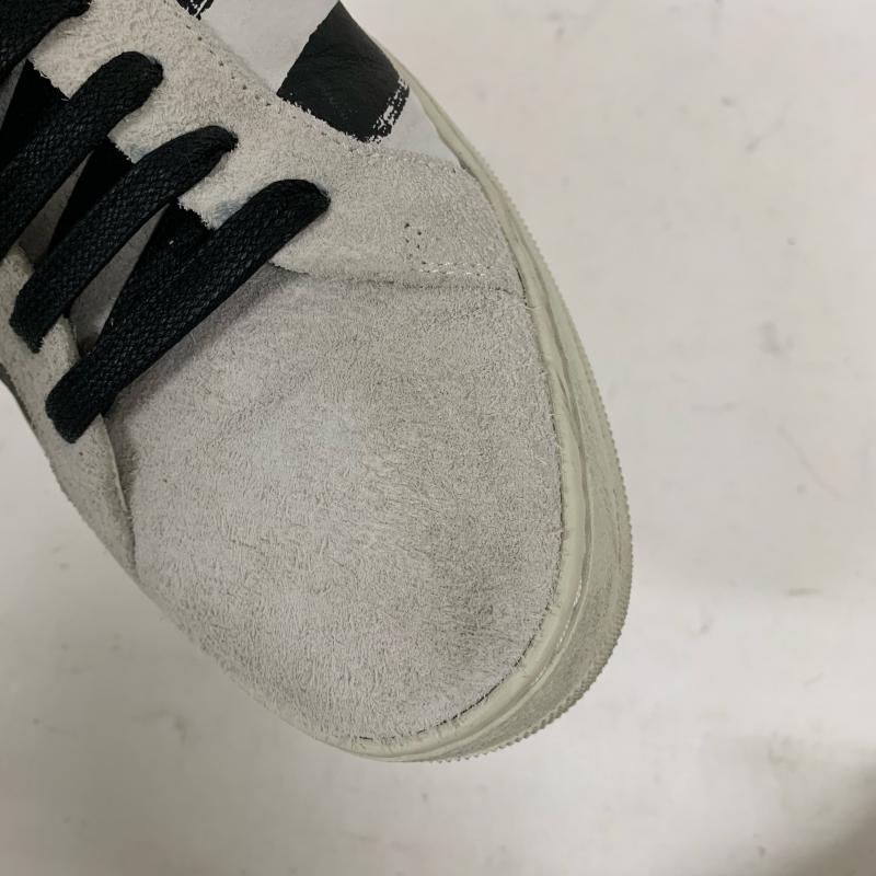 オフホワイト off white スニーカー スニーカー 無地 X ボーダー柄 白 / ホワイト / X 黒 / ブラック / メンズ USED 古着 中古 10009558