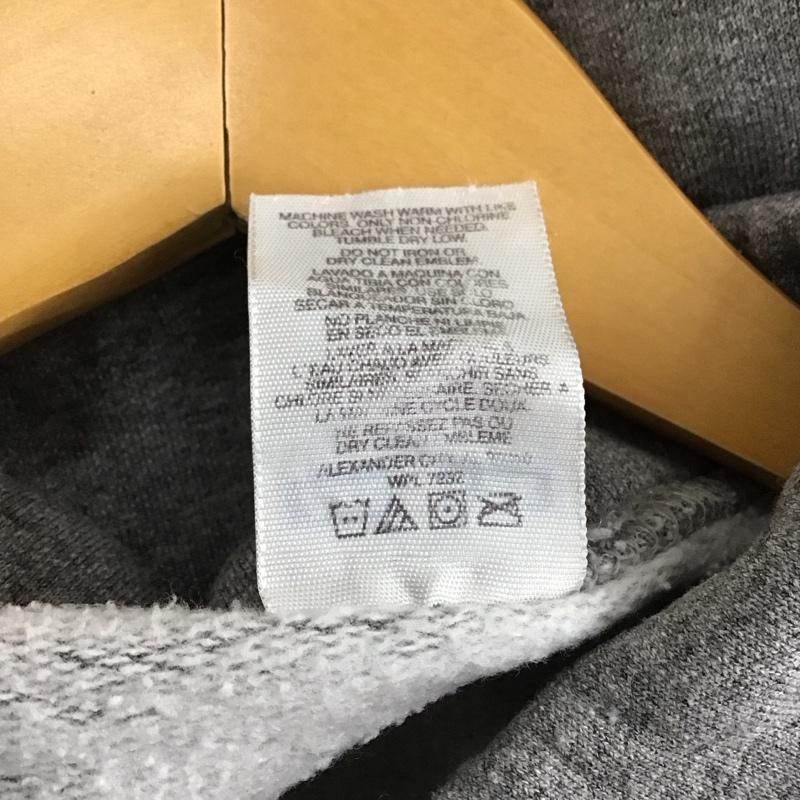 古着 USED トレーナー 長袖 長袖トレーナー スウェット ジップアップネック プルオーバー M ロゴ、文字 灰 / グレー / メンズ USED 古着 中古 10133077