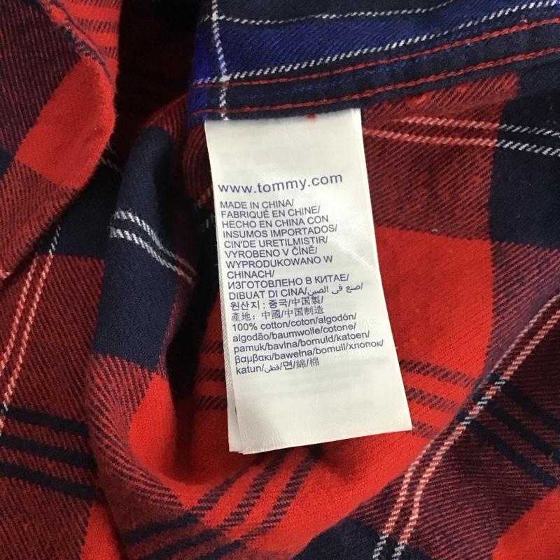 トミー ジーンズ TOMMY JEANS シャツ、ブラウス 長袖 長袖シャツ チェックシャツ カラーシャツ M チェック マルチカラー / マルチカラー / メンズ USED 古着 中古 10137739