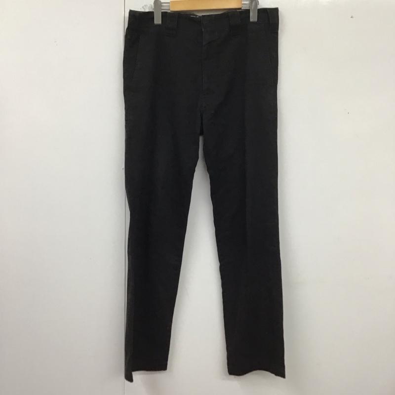 ディッキーズ Dickies パンツ ワークパンツ、ペインターパンツ ワークパンツ ワイドパンツ ミリタリーパンツ 無地 黒 / ブラック /  メンズ USED 古着 中古 10125144