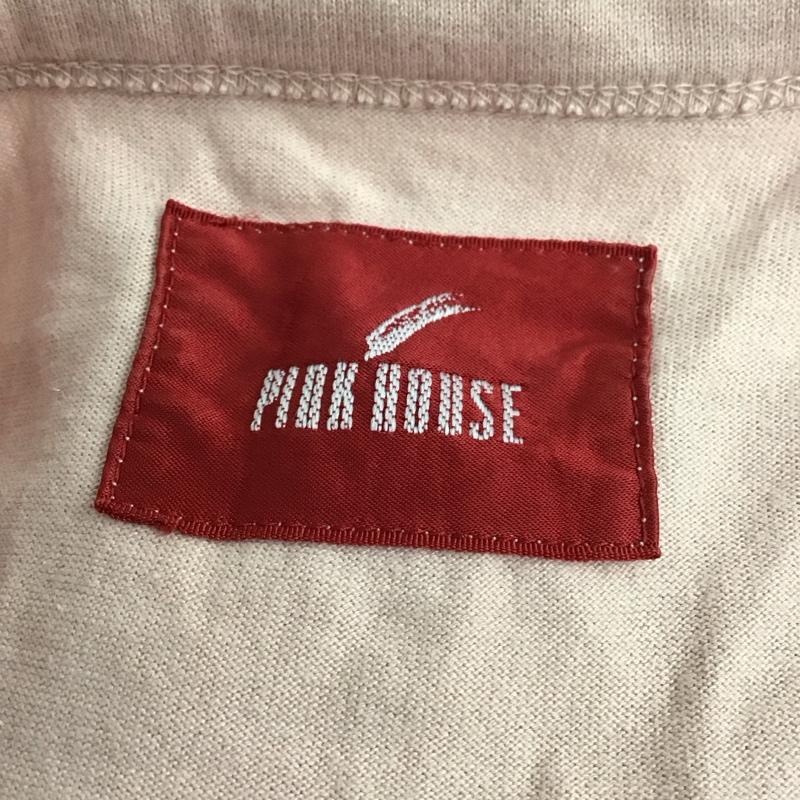 ピンクハウス PINK HOUSE カットソー 長袖 長袖カットソー クルーネックカットソー ロングスリーブカットソー プリントTシャツ L ロゴ、文字 桃 / ピンク / レディース USED 古着 中古 10117319