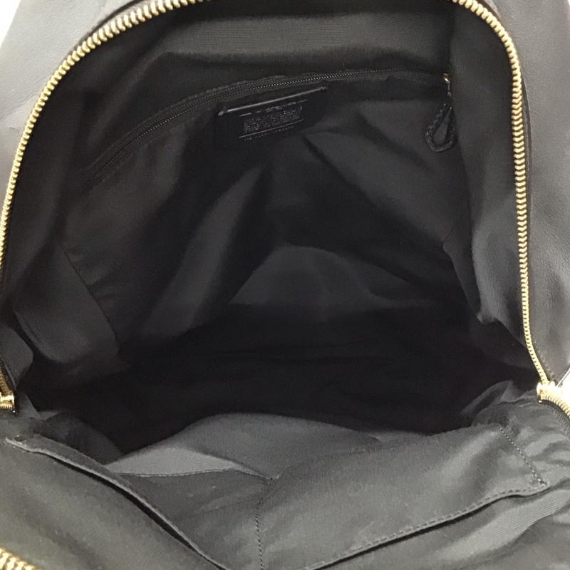 コーチ COACH リュックサック、デイパック リュックサック、デイバッグ F58314 シグネチャー柄 ロゴ、文字 茶 / ブラウン / X 黒 / ブラック / レディース USED 古着 中古 10118147