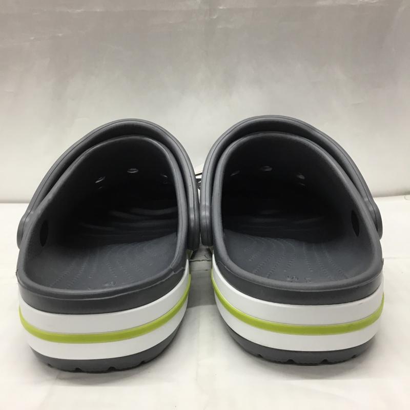 クロックス crocs サンダル サンダル 205089-0A3 Bayaband Clog バヤバンド クロッグ 25cm 25.0cm ロゴ、文字 灰 / グレー / X 白 / ホワイト / X 薄緑 / ライトグリーン / メンズ USED 古着 中古 10111538