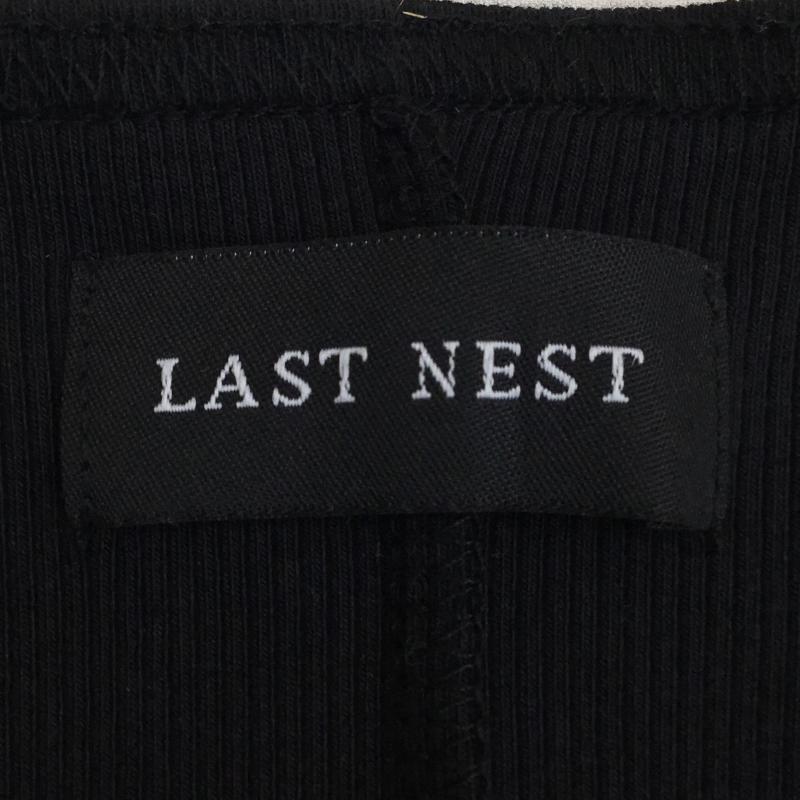 ラストネスト LAST NEST タンクトップ タンクトップ XL ロゴ、文字 黒 / ブラック / メンズ USED 古着 中古 10138863