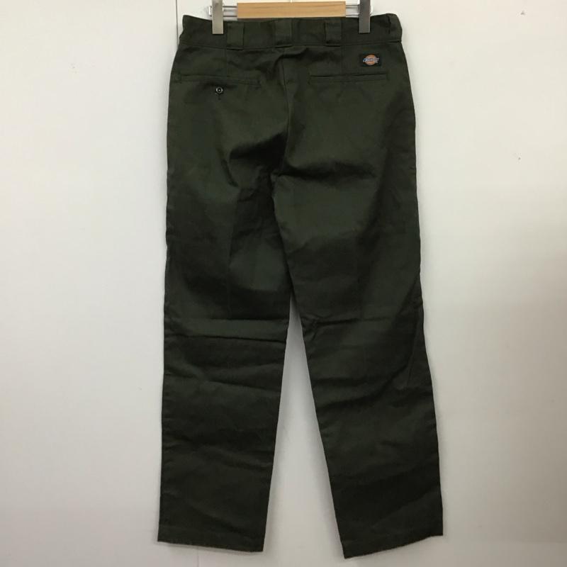 ディッキーズ Dickies パンツ ワークパンツ、ペインターパンツ ワークパンツ ワイドパンツ カジュアルパンツ 34 無地 カーキ / カーキ /  メンズ USED 古着 中古 10122707