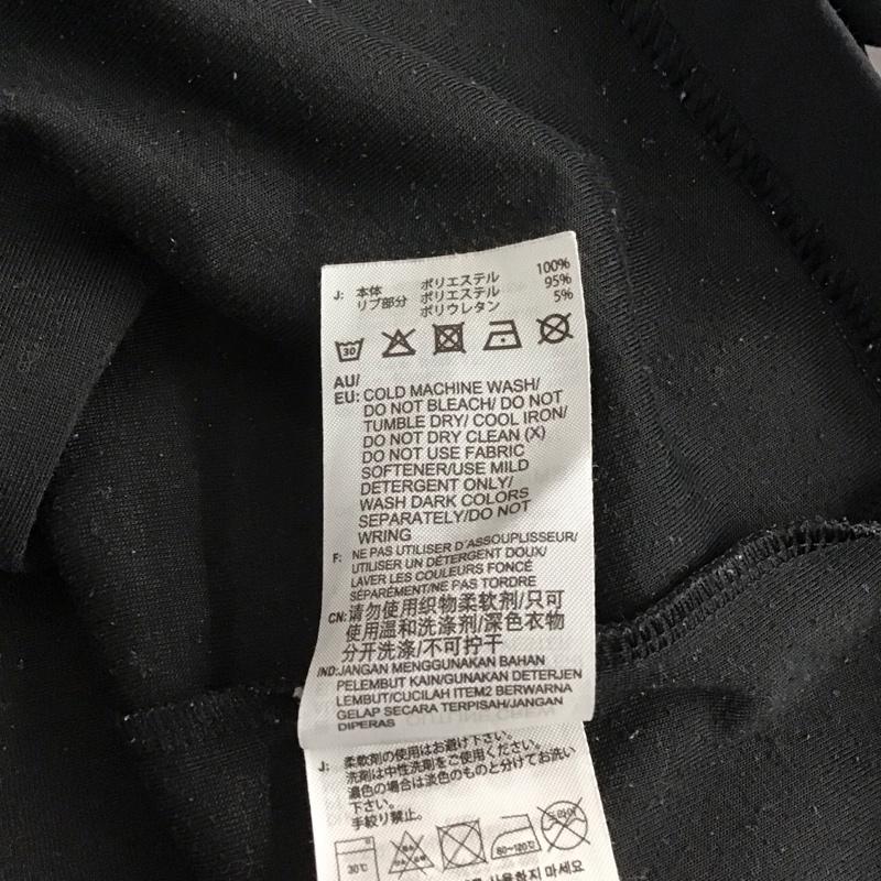 アディダス adidas カットソー 長袖 dx3860 スウェット 長袖トレーナー M ロゴ、文字 黒 / ブラック / メンズ USED 古着 中古 10144553