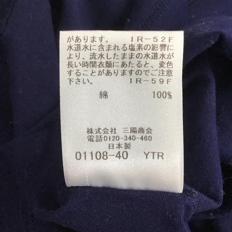 ブラックレーベルクレストブリッジ BLACK LABEL CRESTBRIDGE Tシャツ 半袖 半袖カットソー プリントTシャツ クルーネックカットソー L ロゴ、文字 紺 / ネイビー / メンズ USED 古着 中古 10145342