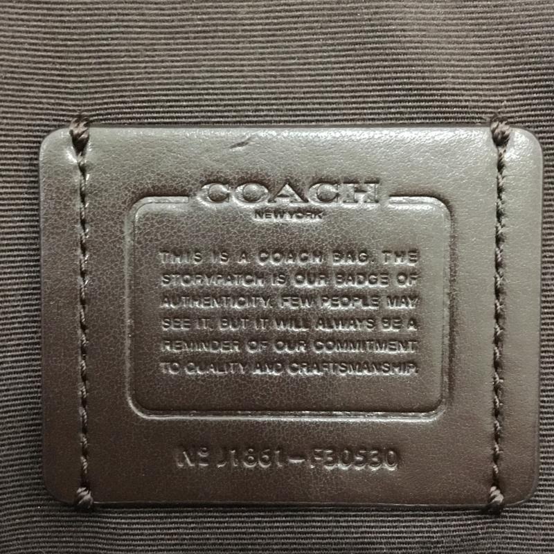 コーチ COACH リュックサック、デイパック リュックサック、デイバッグ F30530 ミニリュック レザー ショルダー 2WAY ロゴ、文字 アイボリー / アイボリー / レディース USED 古着 中古 10140044