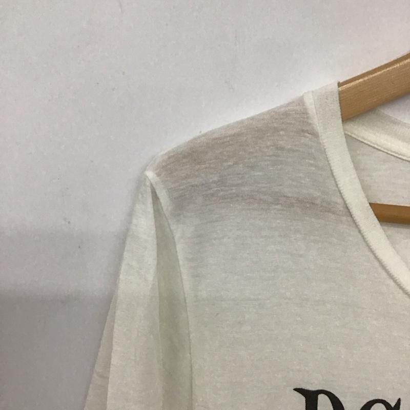 ディースクエアード2 DSQUARED2 Tシャツ 半袖 半袖カットソー プリントTシャツ クルーネックカットソー S プリント 白 / ホワイト / メンズ USED 古着 中古 10138539