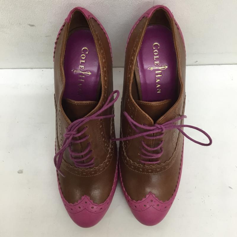 コールハーン COLE HAAN パンプス パンプス NIKEAIR US:6 茶 / ブラウン / X 桃 / ピンク / レディース USED 古着 中古 10119968