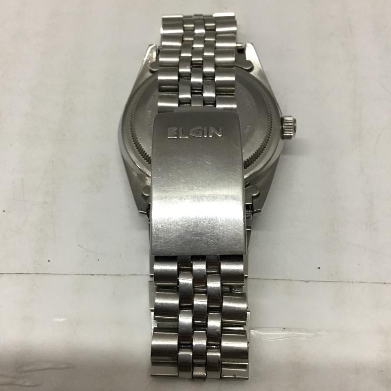エルジン ELGIN 腕時計 アナログ(自動巻き) FK-1007E ロゴ、文字 銀 / シルバー / メンズ USED 古着 中古 10117586