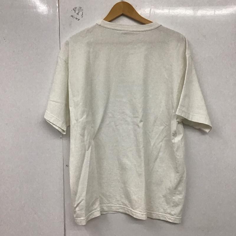 チャンピオン Champion Tシャツ 半袖 c8-r303r 半袖カットソー プリントTシャツ L ロゴ、文字 白 / ホワイト / メンズ USED 古着 中古 10129647