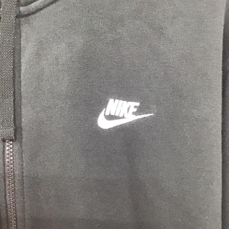 ナイキ NIKE パーカー 長袖 bv2649-010 パーカー ジップアップパーカー スポーツウェア XL ロゴ、文字 黒 / ブラック / メンズ USED 古着 中古 10132361