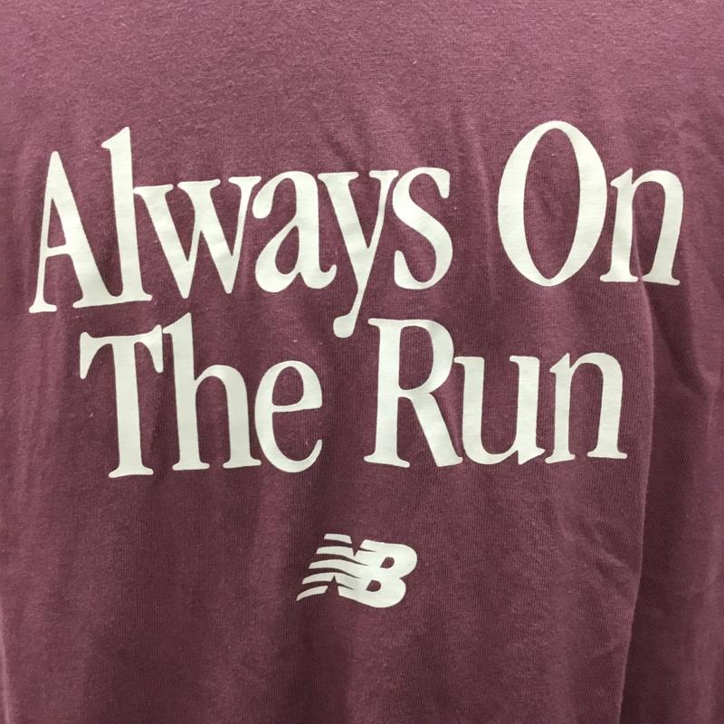 ニューバランス New Balance Tシャツ 半袖 mt41587 RunSloganリラックスショートスリーブTシャツ 半袖カットソー スポーツウェア XL ロゴ、文字 マルチカラー / マルチカラー / メンズ USED 古着 中古 10119720