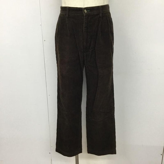 トミーヒルフィガー TOMMY HILFIGER パンツ ワークパンツ、ペインターパンツ コーデュロイパンツ ワイドパンツ ストレートパンツ カジュアルパンツ 30インチ 無地 茶 / ブラウン /  メンズ USED 古着 中古 10120835