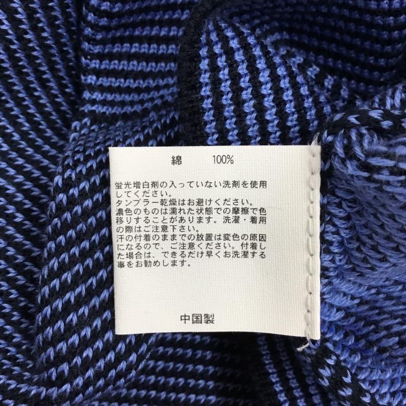 ブルックスブラザーズ BROOKS BROTHERS ニット、セーター 長袖 クルーネック コットン 綿 M 黒 / ブラック / X 青 / ブルー / メンズ USED 古着 中古 10112879
