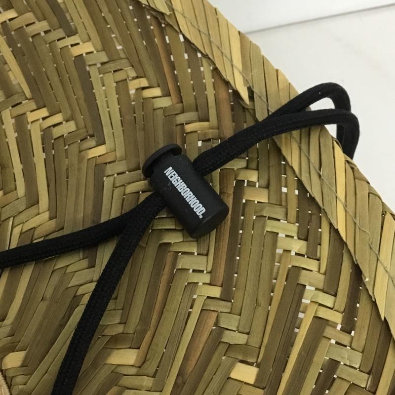 ネイバーフッド NEIGHBORHOOD 帽子 ハット 241YGNH-HT14 ストローハット 麦わら帽子 ロゴ、文字 ベージュ / ベージュ / メンズ USED 古着 中古 10145895