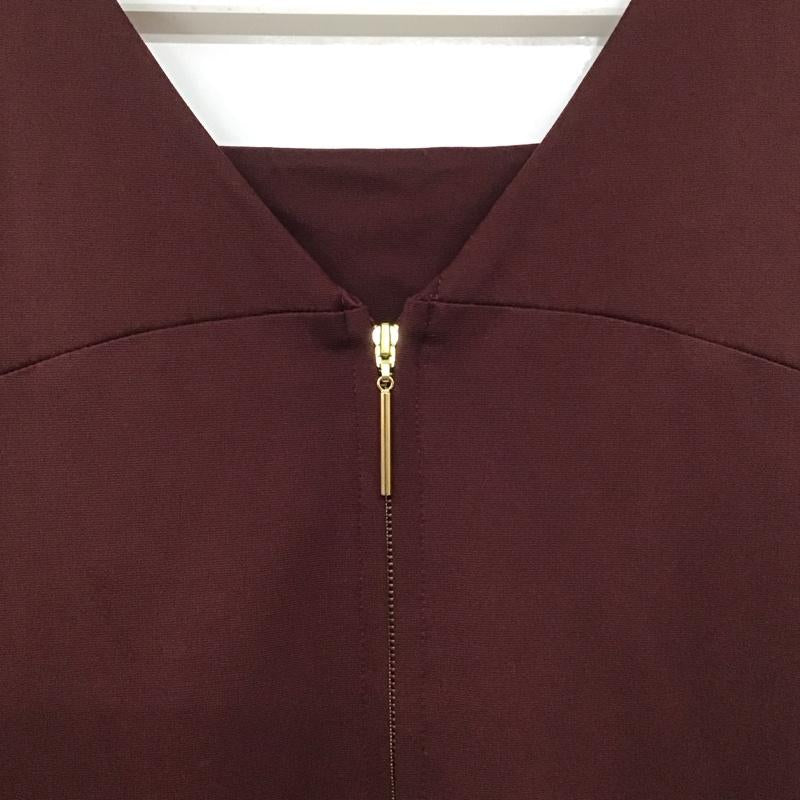トウキョウ スタイリスト ザ ワン エディション TOKYO STYLIST THE ONE EDITION ワンピース ロングスカート 889-8111504 ノースリーブ 7 無地 えんじ / ワインレッド / レディース USED 古着 中古 10138629