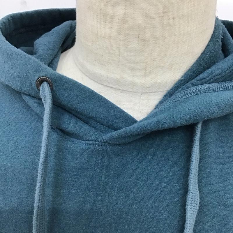 パタゴニア patagonia パーカー 長袖 長袖パーカー フード付きパーカー プリントスウェット トレーナー S ロゴ、文字 青 / ブルー /  メンズ USED 古着 中古 10119523