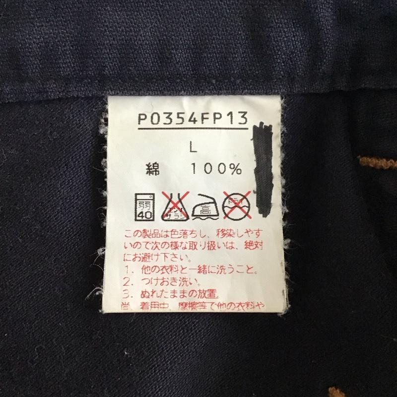 カールヘルム KARLHELMUT パンツ デニム、ジーンズ ワイドパンツ カジュアルパンツ ワークパンツ L ロゴ、文字 紺 / ネイビー / メンズ USED 古着 中古 10118440