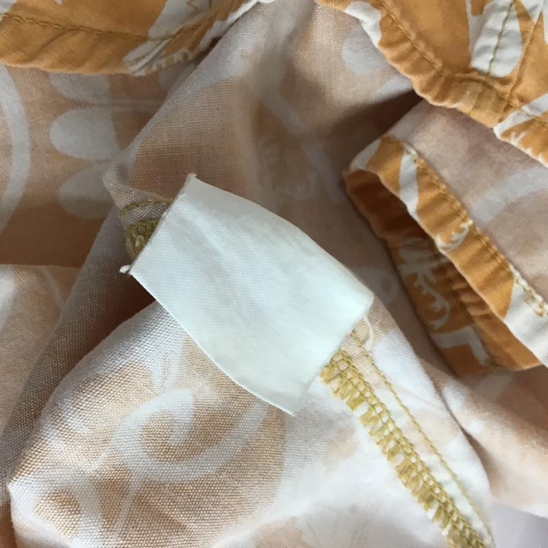 リーバイス Levi s シャツ、ブラウス 半袖 半袖シャツ プリントシャツ ボタンダウンシャツ カジュアルシャツ M プリント 白 / ホワイト / X 橙 / オレンジ / メンズ USED 古着 中古 10106607