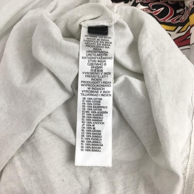 ディーゼル DIESEL Tシャツ 半袖 3L プリント X ロゴ、文字 白 / ホワイト / メンズ USED 古着 中古 10134827