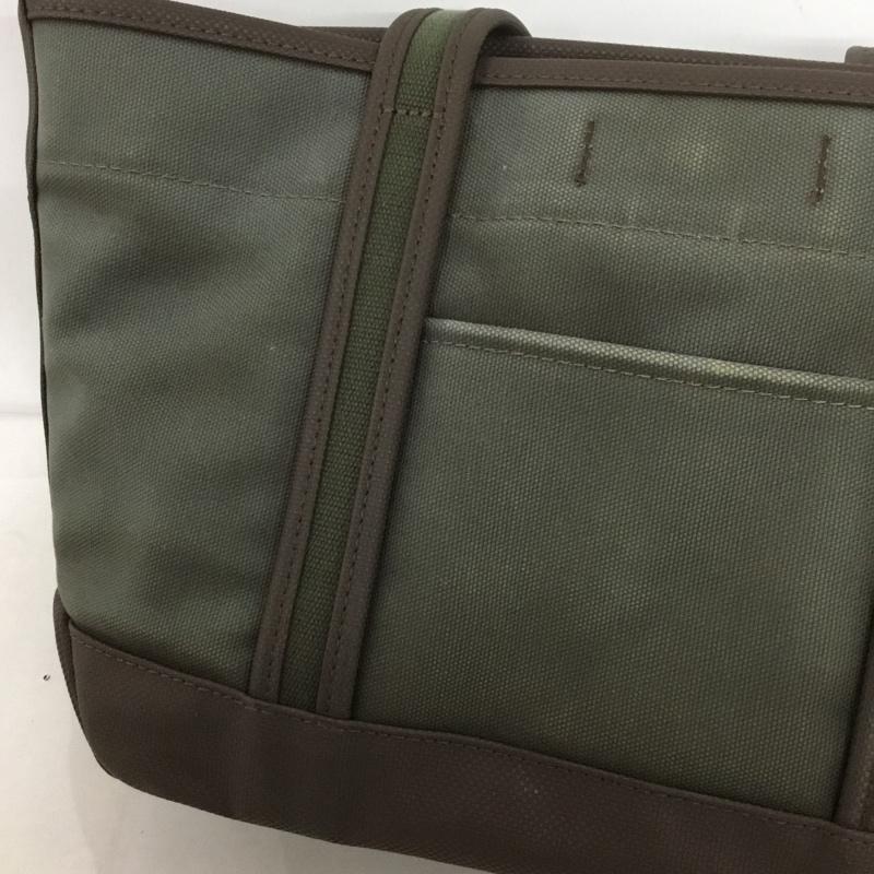 ポーターガール PORTERGIRL トートバッグ トートバッグ BOYFRIEND TOTE ロゴ、文字 カーキ / カーキ / X ダークブラウン / ダークブラウン / レディース USED 古着 中古 10149680