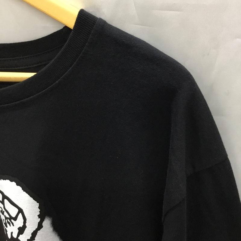 古着 USED Tシャツ 半袖 半袖カットソー プリントTシャツ クルーネックカットソー バンドTシャツ XL プリント 黒 / ブラック / メンズ USED 古着 中古 10106945
