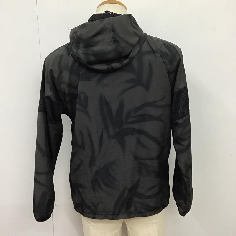 アンダーアーマー UNDER ARMOUR パーカー 長袖 ジップアップパーカー 長袖パーカー フード付きパーカー スポーツウェア M プリント 黒 / ブラック / メンズ USED 古着 中古 10123934
