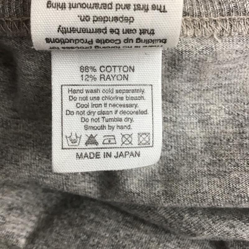 クーティー COOTIE Tシャツ 半袖 クルーネック バックプリント M ロゴ、文字 灰 / グレー / メンズ USED 古着 中古 10107529