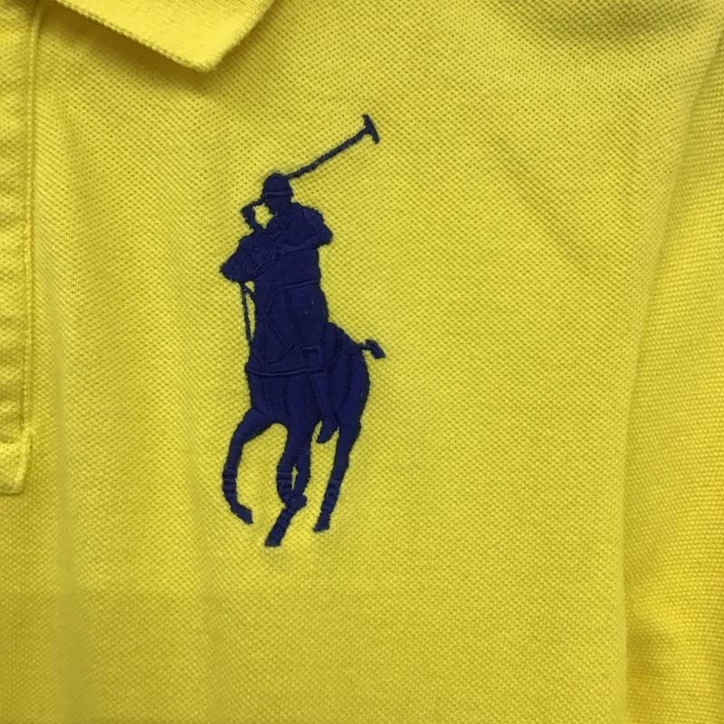 ポロラルフローレン POLO RALPH LAUREN ポロシャツ 半袖 刺繍 S ワンポイント 黄 / イエロー / レディース USED 古着 中古 10133645