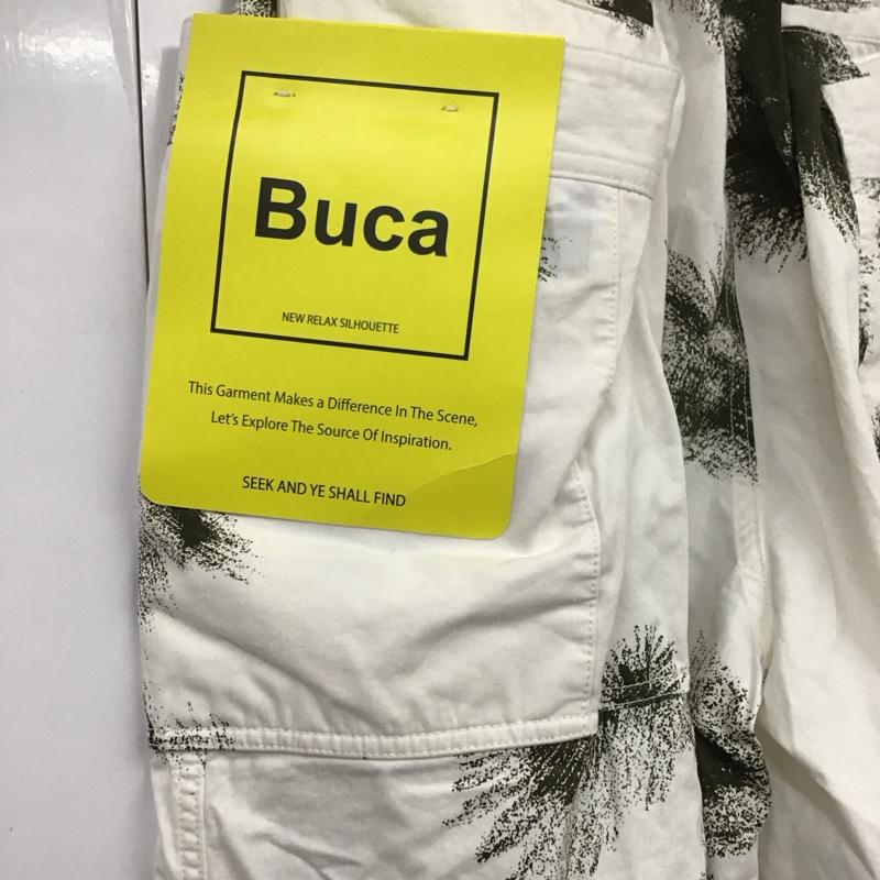 古着 USED ボトムス ボトムス Buca 20-030-720-6002-3-0 ワイドパンツ スノーカモ タグ付き L 総柄 白 / ホワイト / X カーキ / カーキ / メンズ USED 古着 中古 10122164