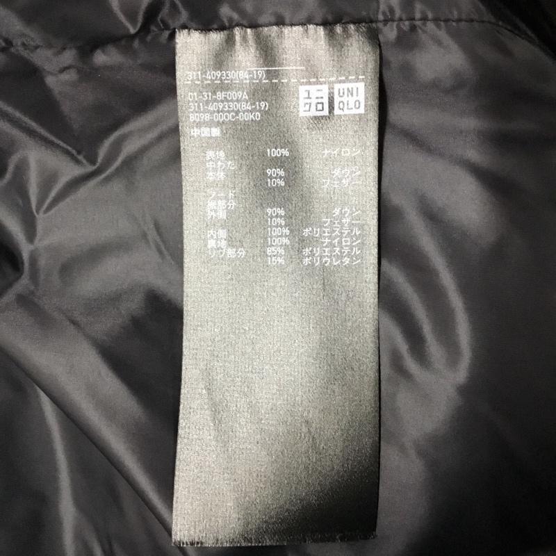 ユニクロ UNIQLO ジャケット、上着 ダウンジャケット 311-409330 シームレスダウンパーカ XL 無地 黒 / ブラック / メンズ USED 古着 中古 10108958