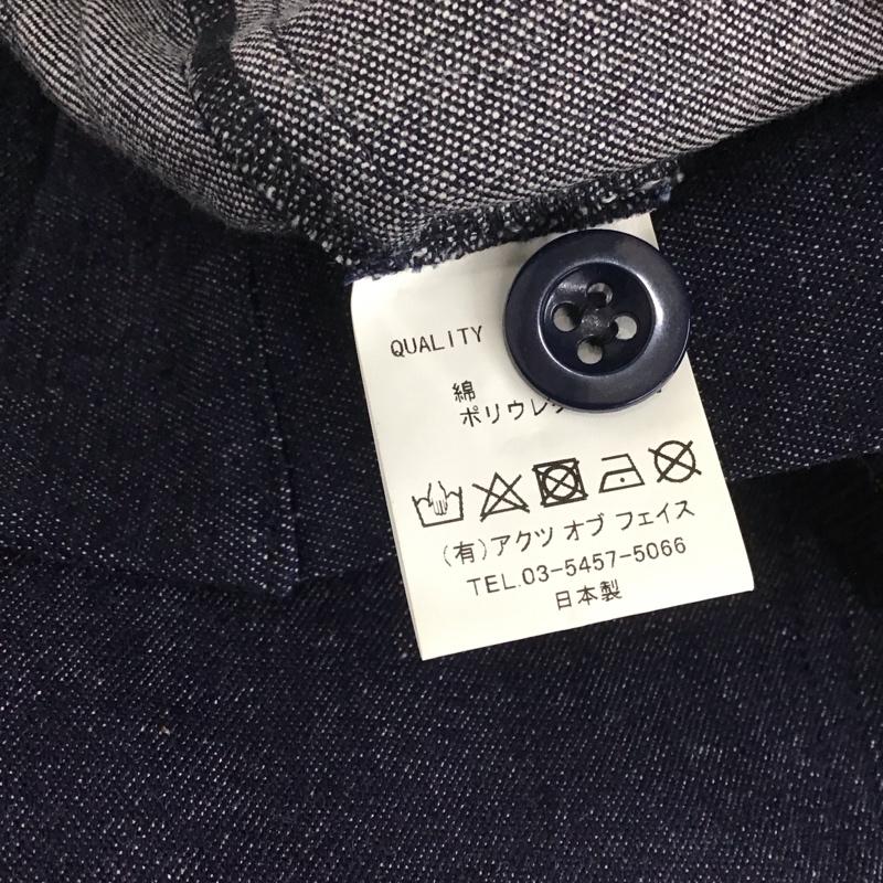 アクツ A℃TS パンツ ショートパンツ ハーフパンツ ショートパンツ デニムパンツ L 無地 インディゴ / インディゴ / メンズ USED 古着 中古 10133181