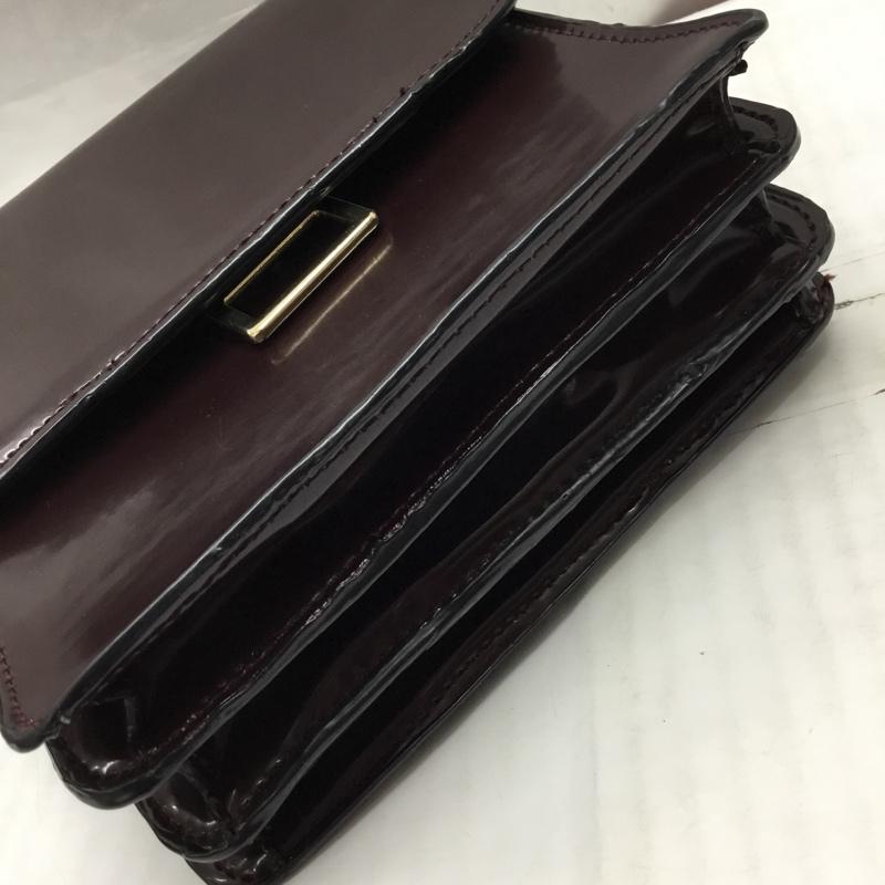 ザラ ZARA ハンドバッグ ハンドバッグ ショルダー 2way ミニバッグ 無地 ボルドー / ボルドー / レディース USED 古着 中古 10118311
