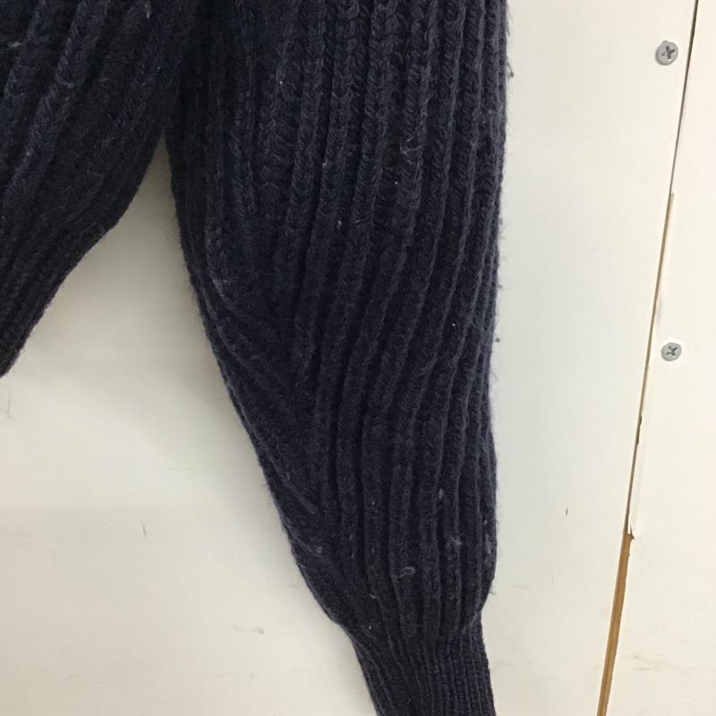 古着 USED ニット、セーター 長袖 ニット S 無地 紺 / ネイビー / レディース USED 古着 中古 10134262
