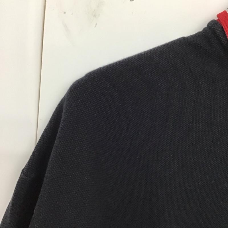 ジャージーズ JERZEES ポロシャツ 半袖 半袖ポロシャツ 半袖カットソー カラーシャツ XL ロゴ、文字 黒 / ブラック / メンズ USED 古着 中古 10129517